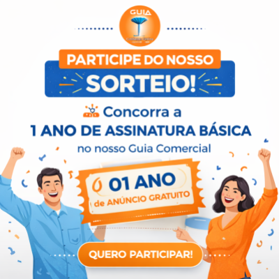 sorteio CONCORRA HA UM ANO DE ASSINATURA BASICA EM NOSSO GUIA COMERCIAL